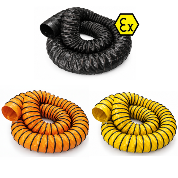 Dutos Flexíveis para Insuflador e Exaustor | Linha Industrial NR-33