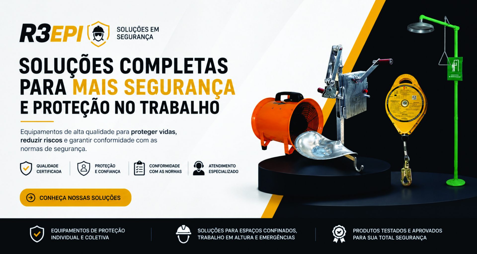 banner r3 epi segurança
