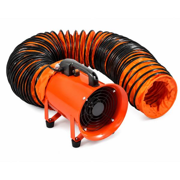 Insuflador e Exaustor de Ar Portátil 300mm | Alta Vazão NR-33