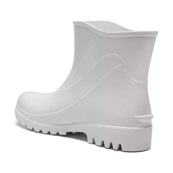 Bota de PVC Cano Curto – Branca | Impermeabilidade Leve e Proteção Antiderrapante NR-6