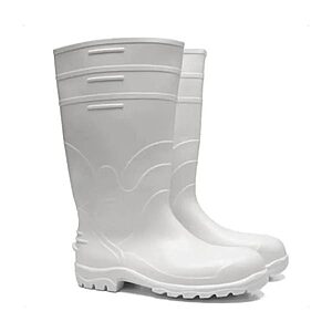 Bota de PVC Cano Longo – Branca | Impermeabilidade e Proteção Extrema NR-6