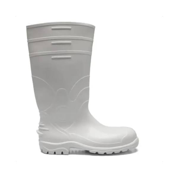 Bota de PVC Cano Longo – Branca | Impermeabilidade e Proteção Extrema NR-6