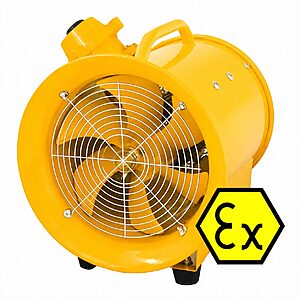 Insuflador/Exaustor de 200mm para Áreas Classificadas | Ventilação NR-33