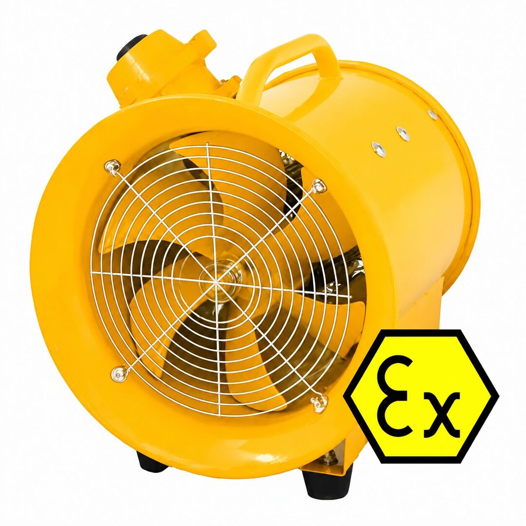 Insuflador/Exaustor de 200mm para Áreas Classificadas | Ventilação NR-33