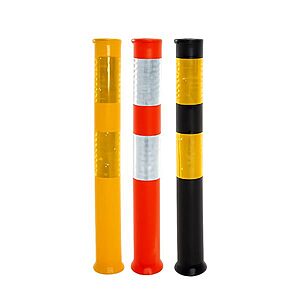 Balizador Alta Performance Tubular | Sinalização Flexível de Alta Visibilidade para Controle de Tráfego