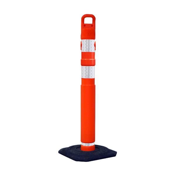 Balizador Alta Performance Tubular | Sinalização Flexível de Alta Visibilidade para Controle de Tráfego