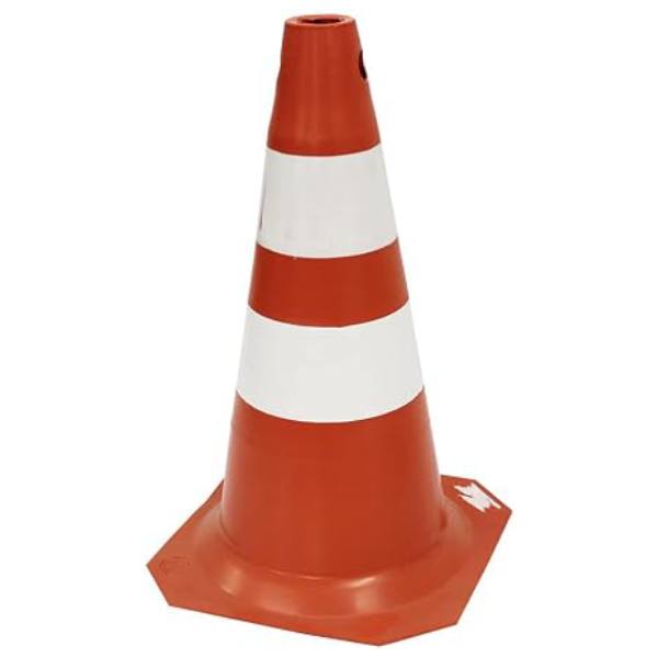 Cone de Sinalização de Segurança 50 cm | Delimitação de Áreas com Alta Visibilidade e Resistência
