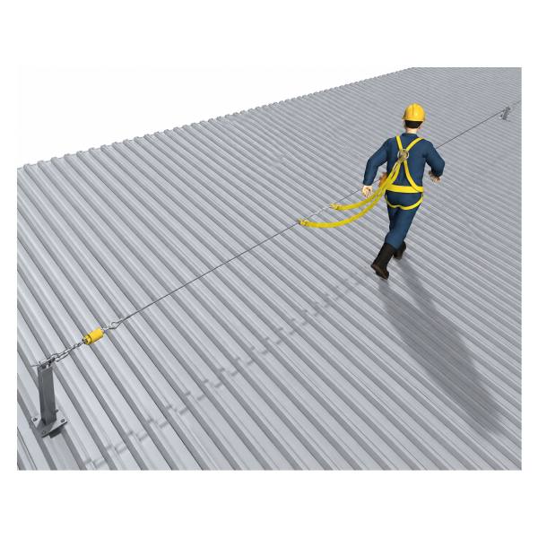 Linha de Vida para Telhado | Sistema de Ancoragem para Trabalho em Coberturas NR-35