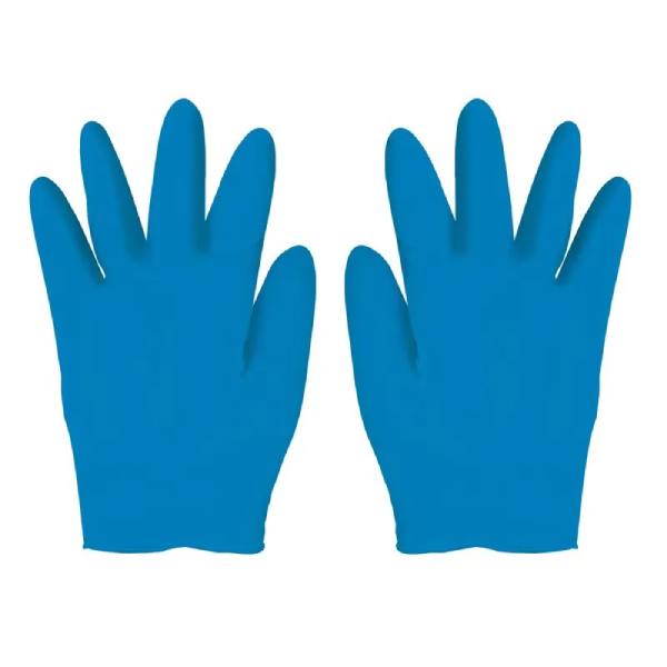 Luva Descartável Nitrílica Azul | Proteção Química, Resistência à Perfuração e Excelente Sensibilidade Tátil