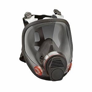 Máscara Respiratória Facial Inteira Reutilizável | Proteção Contra Gases, Vapores e Partículas