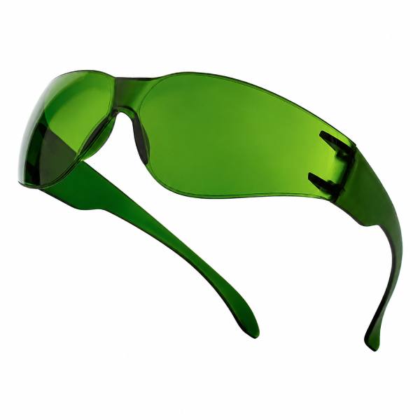 Óculos de Proteção Individual EPI Verde | Proteção Contra Impactos, Raios UV e Luminosidade Intensa