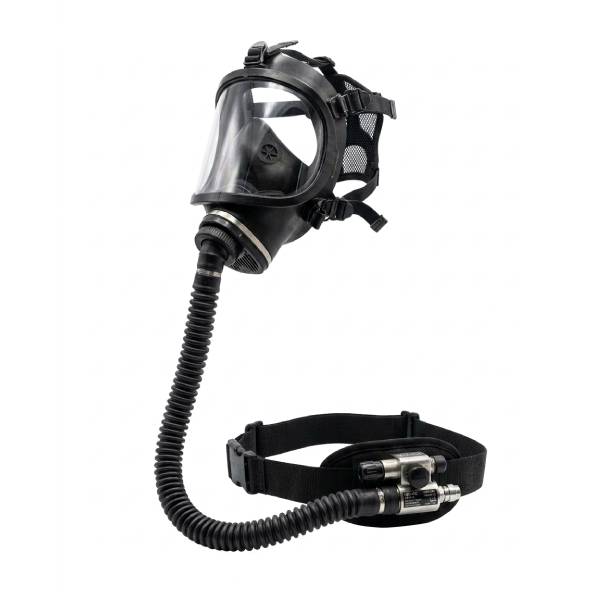 Conjunto Facial Fluxo Contínuo para Proteção Respiratória com Linha de Ar Comprimido