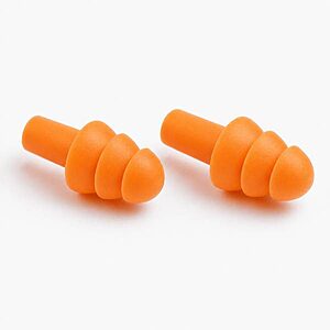 Protetor Auricular de Silicone Bicolor com Cordão | Proteção Auditiva e Conforto