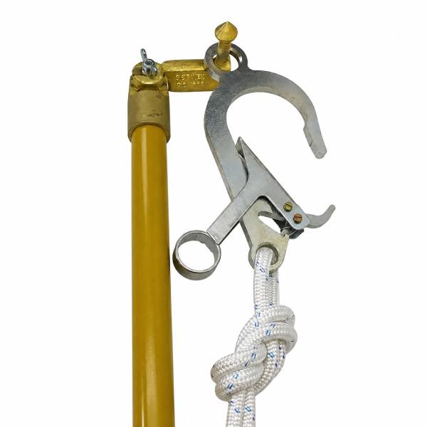 Vara de Manobra Elementos com Gancho | Sistema para Linha de Vida Provisória em Trabalho em Altura