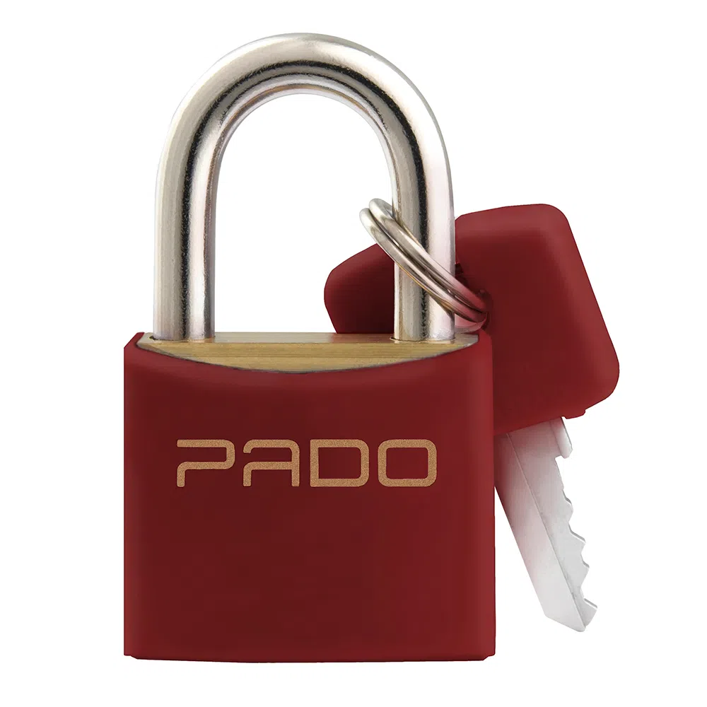 Cadeado de Latão Vermelho 40mm | Segurança e Proteção