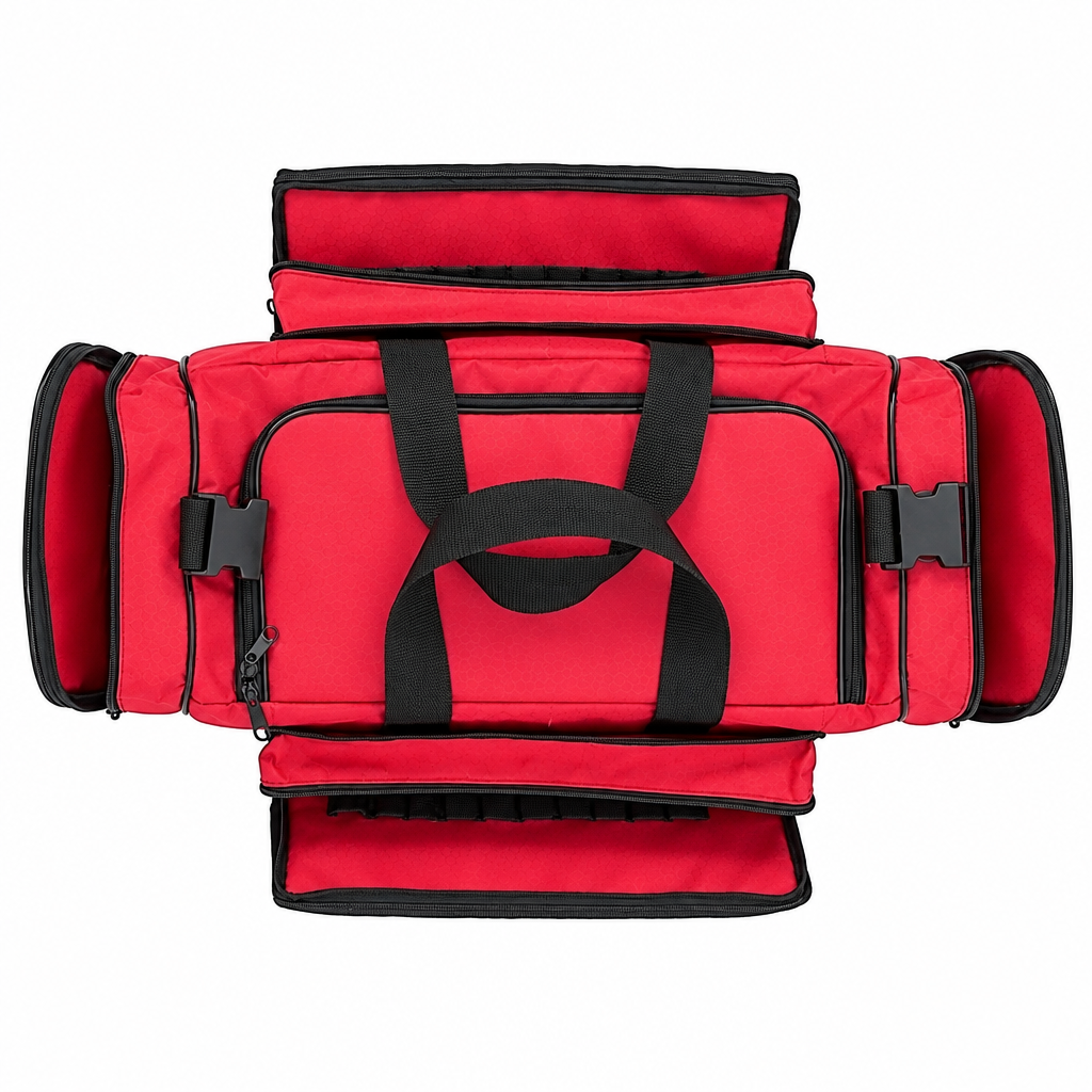 Bolsa APH Vermelha Equipada | Atendimento Pré-Hospitalar