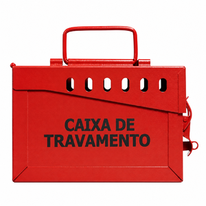 Caixa de Bloqueio em Aço para 13 Cadeados