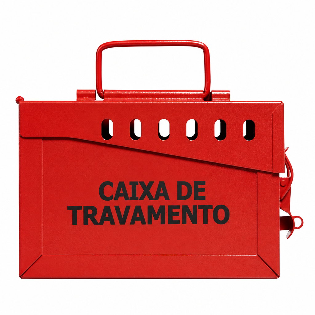Caixa de Bloqueio em Aço para 13 Cadeados