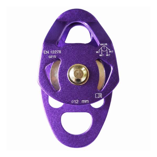 Polia Dupla de Placas para Cordas de até 12 mm