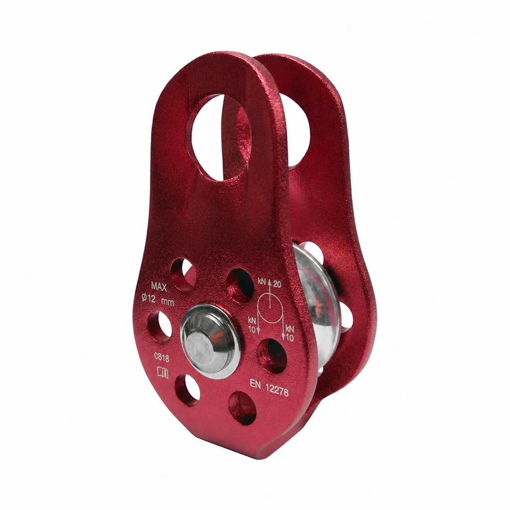 Polia Simples de Placas para Cordas de até 12 mm