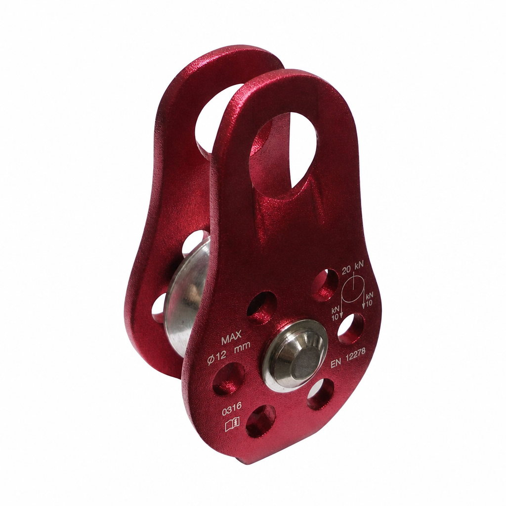 Polia Simples de Placas para Cordas de até 12 mm