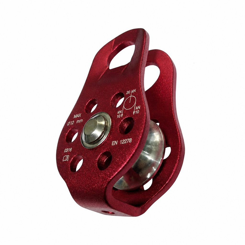 Polia Simples de Placas para Cordas de até 12 mm