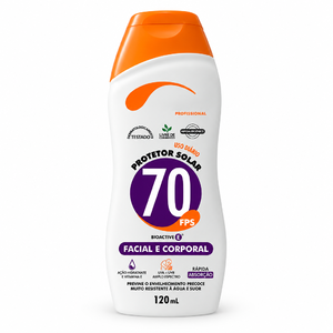 Protetor Solar Facial FPS 70 | Alta Proteção UVA e UVB para Uso Profissional