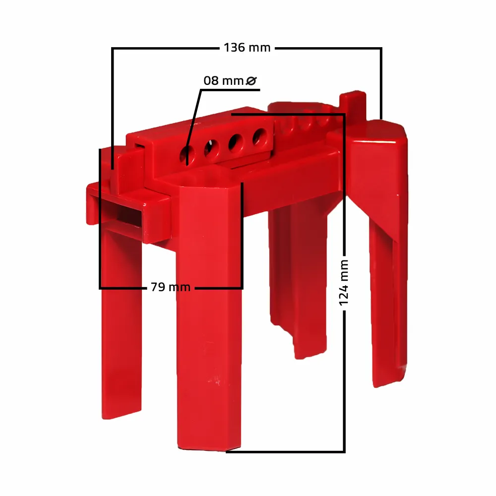 Bloqueio de Válvulas Esfera Plástico 1/2” a 2 1/2” | Segurança e Controle de Fluxo Industrial