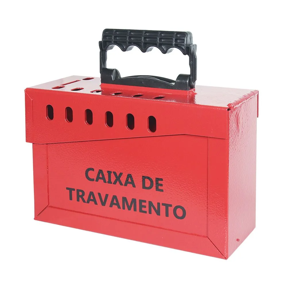 Caixa de Bloqueio em Aço para 13 Cadeados
