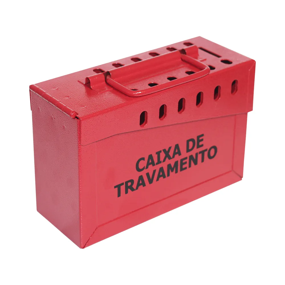 Caixa de Bloqueio em Aço para 13 Cadeados