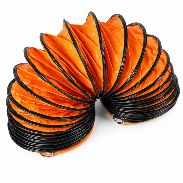 Duto de PVC 50 CM | Alta Capacidade de Vazão e Ventilação de Grande Porte para Ambientes Restritos